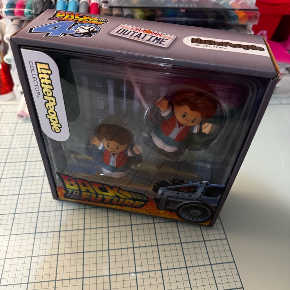 NIB Fisher Price Little People Collector Back to the Future 40th Toy Set - Picture 4 of 4